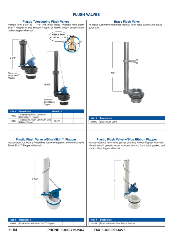 Kohler® Flush Valve For New Wellworth 1.6 GPF Design 1145365